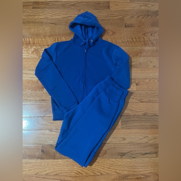 Women’s Matching Sweatsuit Set - Blue - Picture 4 of 7